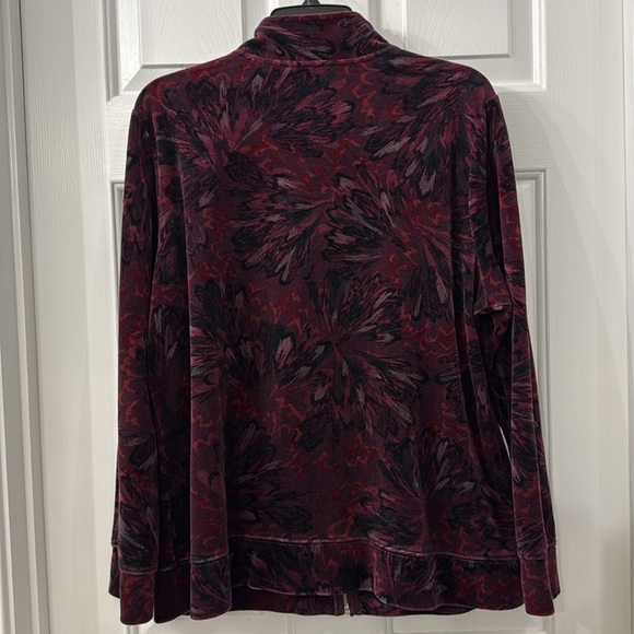 Karen Scott Sport zip up jacket sweater size XL - Picture 6 of 6